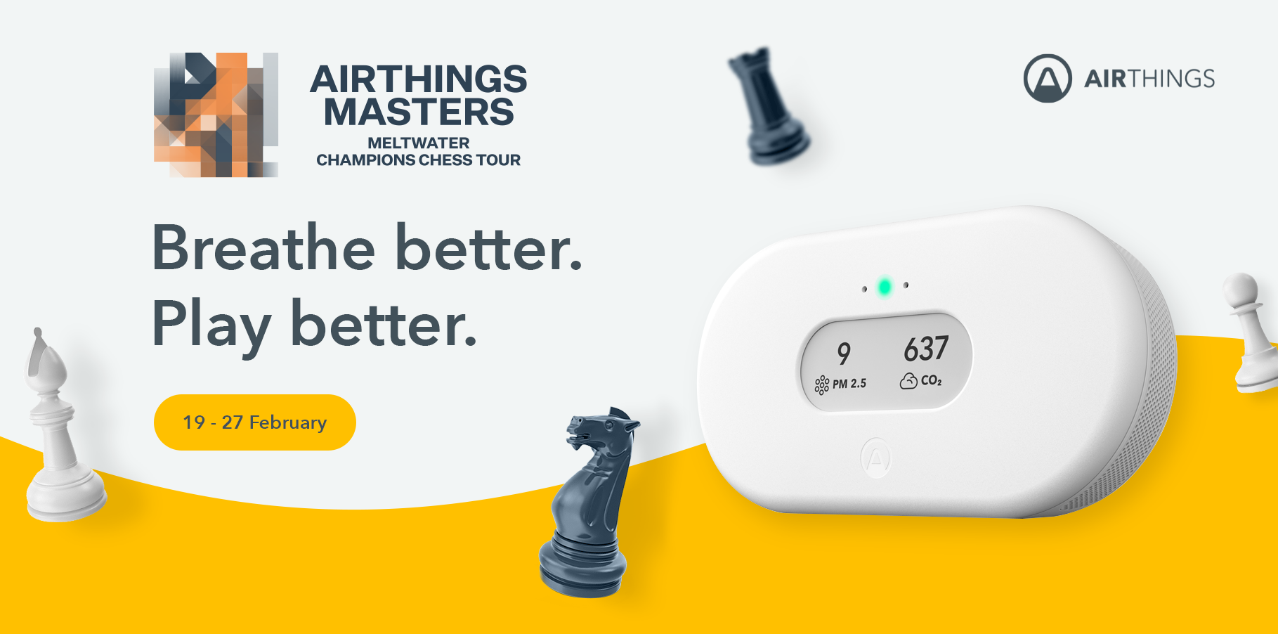 Airthings Masters To Kick Off 1.6m Meltwater Champions Chess Tour